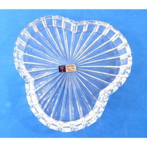 Crystal Clear Signatures Hamilton Plate 9" 24% Lead Crystal NIB